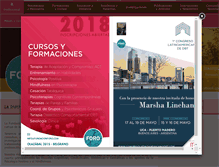 Tablet Screenshot of fundacionforo.com
